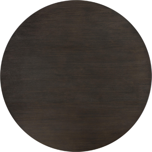 Cypher 55" Round Dining Table Top in Dark Brown Acacia Veneer Wood